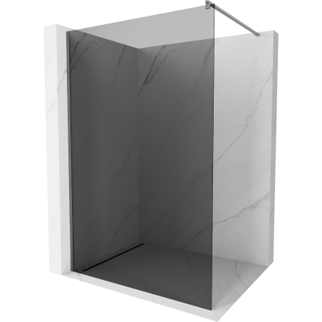 Mexen Kioto sprchová stena Walk-in 80 x 200 cm, grafit 8 mm, gun metal - 800-080-101-95-40
