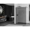 Mexen Kioto sprchová stena Walk-in 130 x 200 cm, grafit 8 mm, gun metal - 800-130-101-95-40