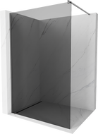 Mexen Kioto sprchová stena Walk-in 140 x 200 cm, grafit 8 mm, gun metal - 800-140-101-95-40