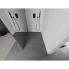 Mexen Kioto sprchová stena Walk-in 80 x 200 cm, zrkadlo 8 mm, gun metal - 800-080-101-95-50