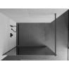 Mexen Kioto sprchová stena Walk-in 80 x 200 cm, zrkadlo 8 mm, gun metal - 800-080-101-95-50