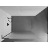 Mexen Kioto L sprchová stena Walk-in 80 x 200 cm, mrazené, gun metal - 800-080-103-95-30