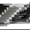 Mexen Kioto L sprchová stena Walk-in 80 x 200 cm, grafit, gun metal - 800-080-103-95-40