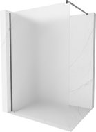Mexen Kioto sprchová stena Walk-in 90 x 200 cm, matné sklo 8 mm, brúsená gun gray - 800-090-101-66-30