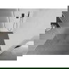 Mexen Kioto sprchová stěna Walk-in 120 x 200 cm, matné sklo 8 mm, kartáčovaný gun gray - 800-120-101-66-30
