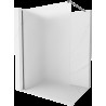 Mexen Kioto sprchová stena Walk-in 140 x 200 cm, mrazené sklo 8 mm, brúsená gun gray - 800-140-101-66-30