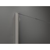 Mexen Kioto sprchová stena Walk-in 100 x 200 cm, matné sklo 8 mm, brúsený nikel - 800-100-101-97-30