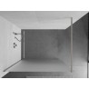 Mexen Kioto sprchová stena Walk-in 100 x 200 cm, matné sklo 8 mm, brúsený nikel - 800-100-101-97-30