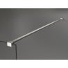 Mexen Kioto sprchová zástena Walk-in 120 x 200 cm, matné sklo 8 mm, kartáčovaný nikel - 800-120-101-97-30