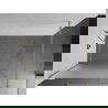 Mexen Kioto sprchová stěna Walk-in 130 x 200 cm, mléčné sklo 8 mm, zlatá kartáčovaná - 800-130-101-55-30