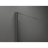 Mexen Kioto sprchová stena Walk-in 50 x 200 cm, transparentná 8 mm, gun metal - 800-050-101-95-00