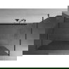 Mexen Kioto voľne stojaca sprchová stena 140 x 200 cm, 8 mm, gun metal - 800-140-002-95-09