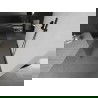 Mexen Kioto voľne stojaca sprchová stena 140 x 200 cm, 8 mm, gun metal - 800-140-002-95-09