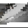 Mexen Kioto voľne stojaca sprchová zástena 120 x 200 cm, matné sklo 8 mm, gun metal - 800-120-002-95-30