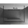 Mexen Kioto voľne stojaca sprchová stena 110 x 200 cm, priehľadná/matná 8 mm, gun metal - 800-110-002-95-35