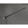 Mexen Kioto voľne stojaca sprchová stena 110 x 200 cm, priehľadná/matná 8 mm, gun metal - 800-110-002-95-35