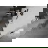Mexen Kioto sprchová stena voľne stojaca 110 x 200 cm, transparentná/matná 8 mm, gun metal - 800-110-002-95-35