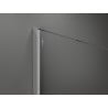 Mexen Kioto sprchová stena Walk-in 140 x 200 cm, grafit 8 mm, chróm - 800-140-101-01-40