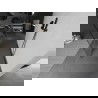 Mexen Kioto voľne stojaca sprchová priečka 120 x 200 cm, biely vzor 8 mm, gun metal - 800-120-002-95-97
