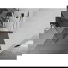 Mexen Kioto L sprchová stěna Walk-in 100 x 200 cm, bílý vzor, gun metal - 800-100-103-95-97