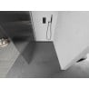 Mexen Kioto sprchová stena Walk-in 100 x 200 cm, priehľadné 8 mm, gun metal - 800-100-101-95-09