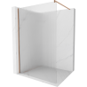 Mexen Kioto sprchová stena Walk-in 100 x 200 cm, brúsené 8 mm, mosadz brúsená - 800-100-101-65-09