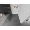 Mexen Kioto sprchová stena Walk-in 100 x 200 cm, brúsené 8 mm, mosadz brúsená - 800-100-101-65-09