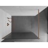 Mexen Kioto sprchová stena Walk-in 100 x 200 cm, brúsené 8 mm, mosadz brúsená - 800-100-101-65-09