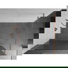 Mexen Kioto sprchový panel Walk-in 110 x 200 cm, priesvitné 8 mm, brúsená meď - 800-110-101-65-09