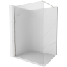 Mexen Kioto sprchová stena Walk-in 70 x 200 cm, sklo 8 mm, brúsený nikel - 800-070-101-97-09