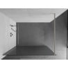 Mexen Kioto sprchová stena Walk-in 70 x 200 cm, sklo 8 mm, brúsený nikel - 800-070-101-97-09