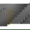 Mexen Kioto zaoblená sprchová zástena 80 x 200 cm, Priehľadné 8 mm, Zlatá - 800-080-101-50-06