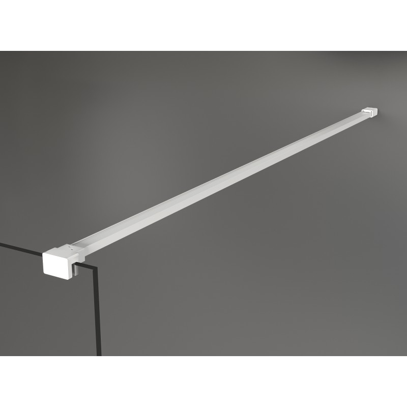 Mexen Kioto sprchová stena Walk-in 120 x 200 cm, biely vzor 8 mm, biela - 800-120-101-20-85