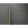 Mexen Kioto sprchová stena Walk-in 110 x 200 cm, matná 8 mm, zlatá - 800-110-101-50-30
