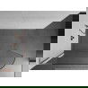 Mexen Kioto L sprchový panel zaoblený Walk-in 110 x 200 cm, priehľadný, brúsená meď - 800-110-103-65-06