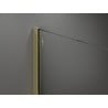 Mexen Kioto sprchová stena 50 x 200 cm, transparentnéné/čierny vzor 8 mm, zlatá - 800-050-101-50-70