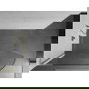 Mexen Kioto L oblá walk-in sprchová stěna 80 x 200 cm, transparentní, kartáčovaný zlato - 800-080-103-55-06
