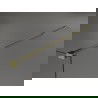 Mexen Kioto sprchová stena 90 x 200 cm, transparentnéné/čierny vzor 8 mm, zlatá - 800-090-101-50-78