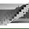 Mexen Kioto+ sprchový panel s poličkou Walk-in 100 x 200 cm, matné sklo, gun metal - 800-100-121-95-30