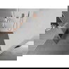 Mexen Kioto+ sprchová stena s poličkou Walk-in 110 x 200 cm, transparentné/matné, kartáčovaná mosadz - 800-110-121-65-35