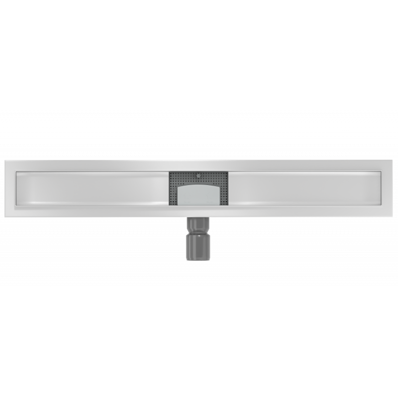 Mexen Flat telo pre lineárny odtok 80 cm, inox - 1015080