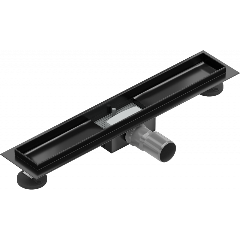Mexen Flat teleso odtokového žľabu 50 cm, čierna - 1715050