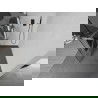 Mexen Kioto+ sprchová stena s poličkou Walk-in 140 x 200 cm, biely vzor, brúsený gun gray - 800-140-121-66-97