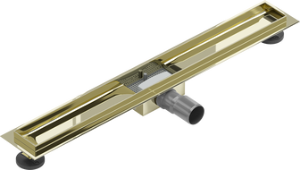 Mexen Flat teleso odtokového žľabu 70 cm, zlatá - 1515070