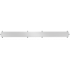 Mexen Flat Obloženie M13 2v1 pre líniový odtok 50 cm, inox - 1019050