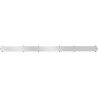 Mexen Flat M13 krytka 2v1 na líniový odtok 80 cm, inox - 1019080
