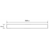 Mexen Flat M08 kryt na lineárny odtok 90 cm, inox - 1025090