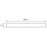 Mexen Flat M01 krytka na lineárny odtok 80 cm, inox - 1020080