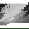 Mexen Kioto+ L sprchová zástena s poličkou Walk-in 75 x 200 cm, transparentná, gun gray brúsená - 800-075-123-66-00