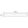 Mexen Flat M09 kryt pre líniový odtok 100 cm, inox - 1028100